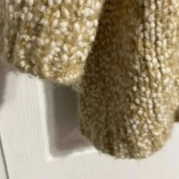 Alfred Dunner tan marbled fringe open cardigan sweater size XL - Picture 8 of 11